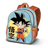 Dragon Ball (Bola de Dragón) Brave-Mochila 3D Pequeña, Azul, 26 x 31 cm, Capacidad 8.5 L