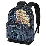 Dragon Ball (Bola de Dragón) Warrior-Mochila HS FAN 2.0, Multicolor, 30 x 41 cm, Capacidad 22 L