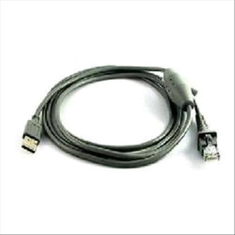 Datalogic CAB-412 USB, Type A, Straight - Accesorio para lector de códigos de barras (Type A, Straight)