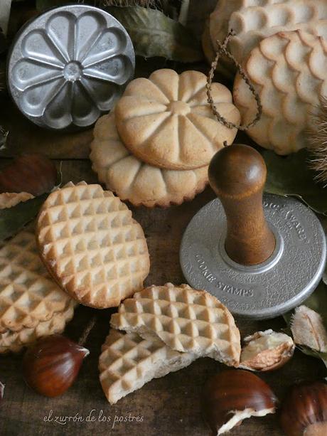 Galletas de Castaña con Estampadores