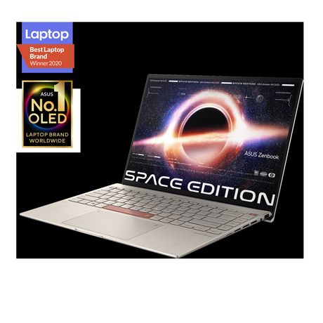 Zenbook 14X OLED_Space Edition_UX5401ZAS_Titanium_Main etail photo