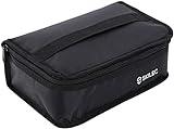 SKILEC Bolsa Termica Porta Alimentos - Nevera Portatil Pequeña para llevar Comida al Trabajo, Camping, Playa - Bolsa Almuerzo Isotermica con Aislamiento (Negro)