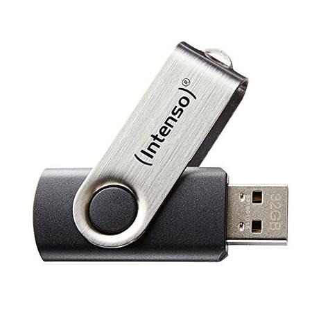 Intenso 3503460 - Memoria USB de 8 GB, Color Negro