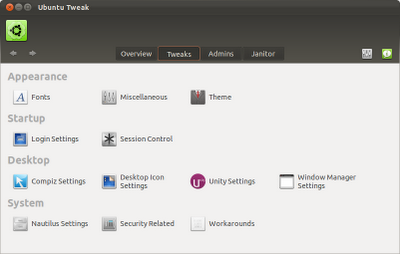 Ubuntu Tweak 0.6 disponible