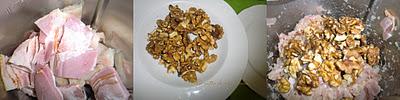 Terrina de ternera y ave con nueces de California