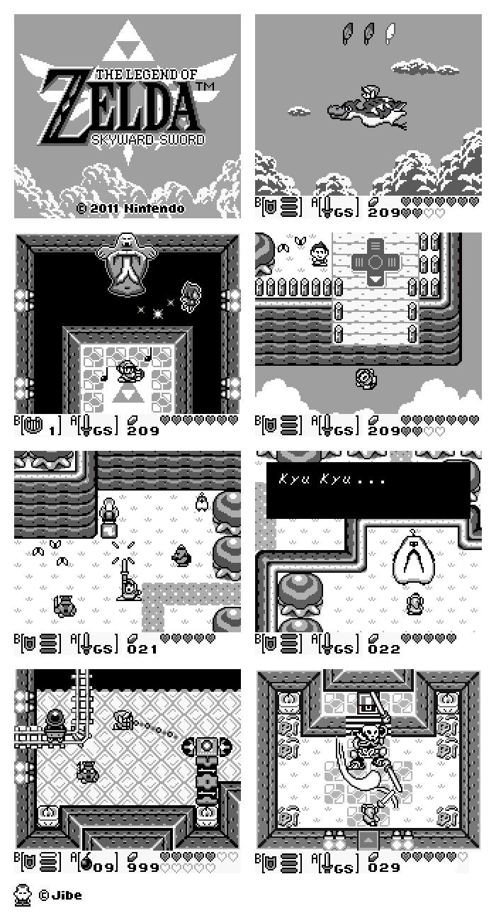 ZeldaSS GB The Legend of Zelda: Skyward Sword para Game Boy