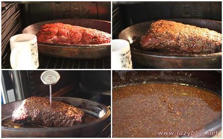 Espaldilla de ternera al horno con miel y mostaza. Asado para nochevieja