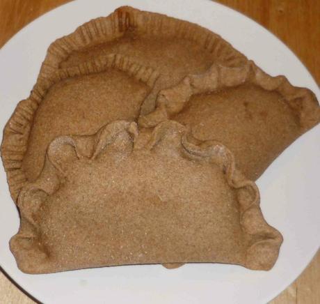 Empanadillas de espelta hechas con mucho cariño por Ruth (Barcelona) seguidora de la Nutrición MacrobiotiVa.