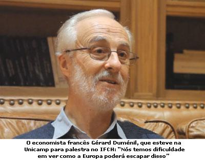 Gérard Duménil: “El mundo ya ingresó en la segunda fase de la crisis”