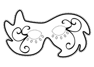 ANTIFACES Y DIBUJOS PARA COLOREAR DE NOCHEVIEJA