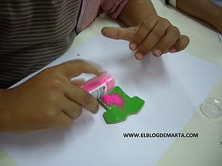 MANUALIDAD IMANES DE NEVERA