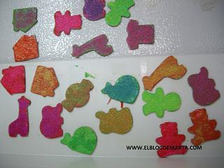 MANUALIDAD IMANES DE NEVERA