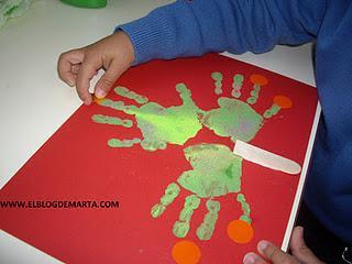 PORTADA  TRABAJOS NAVIDAD (ARBOL CON MANITAS)