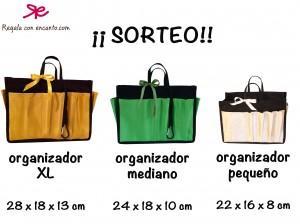 tres tamaños sorteo Sorteo de organizadores para bolso de Regala Con Encanto