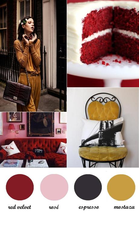 Colour Board 17. Red Velvet Cake