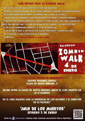 Juan de los Muertos ruta de la Zombie Walk en Madrid