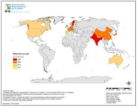 Alerta epidemiológica:carbapenemasas de tipo New Delhi Alerta epidemiológica:carbapenemasas de tipo New Delhi