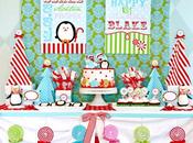 Mesa dulces: mesa alegre para fiesta Navidad