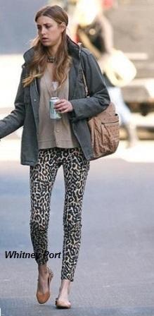 Leggins de estampado animal. ¿Te atreves? Las celebrities si!