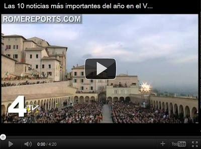 Mes a mes lo mejor del 2011, videos de Rome Reports TV