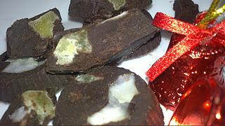 Bombones de fruta confitada y concurso