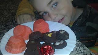 Bombones de fruta confitada y concurso