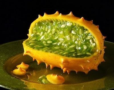 Frutas exóticas y bellas - Kiwano Melón