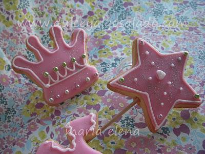 Galletas decoradas....kit para una princesa!!
