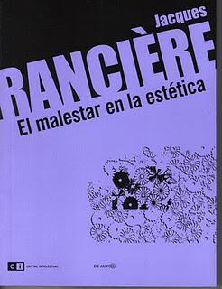 Sobre la estética y sus políticas, Jacques Rancière