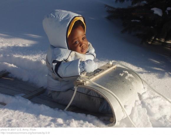 La nieve y los niños