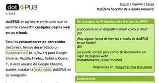 Convertir cualquier página web en un eBook