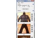 Aplicación dice pongas vestir
