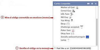 Emoticons de memes para el chat de Facebook