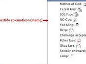 Emoticons memes para chat Facebook
