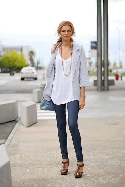 Blazer and T-shirts .....