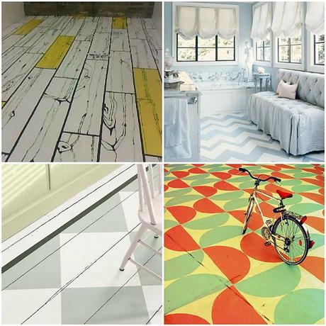 SUELO PINTADO / Painted floor.