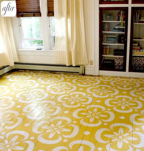 SUELO PINTADO / Painted floor.