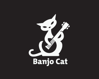 Diseños de logotipos creativos de gatos