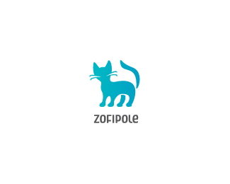 Diseños de logotipos creativos de gatos