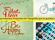 sorprendentes Proyectos Tipografía gustara mucho