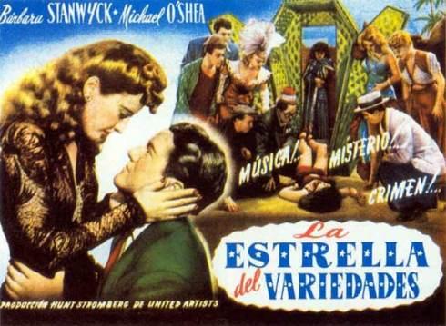 Asesinato y medias de encaje: La estrella de variedades, una comedia crimimusical para Las tres noches de Barbara Stanwyck