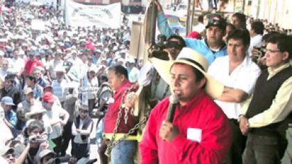 Frente de Defensa busca desconocer acuerdos y convoca movilización en Cajamarca