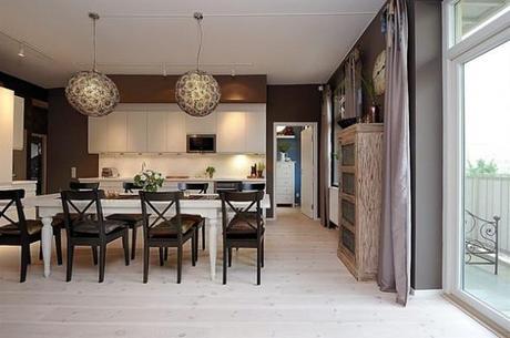 Una casa con decoración intercultural