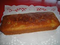 Bizcocho de caquis con nueces