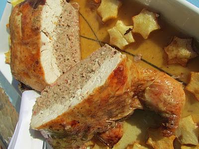 POLLO RELLENO DE CARNE