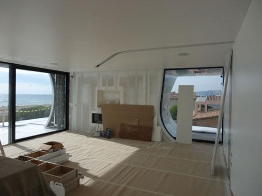 Os dejamos más imágenes de obra de la vivienda en la Costa Brava