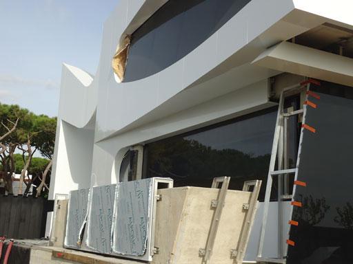 Os dejamos más imágenes de obra de la vivienda en la Costa Brava