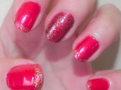 Reto uñil rojo para felicitar fiestas...