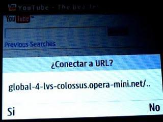 Configuración WiFi Samsung Chat 335 Opera Mini Youtube