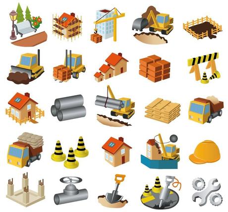 iconos de construcción